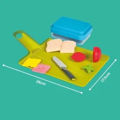 Casdon Toys Casdon - Conjunto de preparação de almoço de brinquedo Joseph Joseph GoEat para crianças a partir de 2 anos, com comida cortável Discount