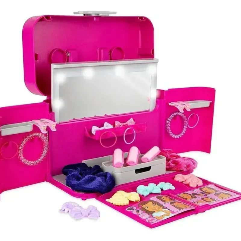 casdon__estojo_de_estilo__SKUQT1uwDu2_0.webp Casdon Toys Casdon - Estojo de estilo definitivo com espelho LightUp, livro de estilo e acessórios de cabelo. Playset para crianças a partir de 3 anos Hot