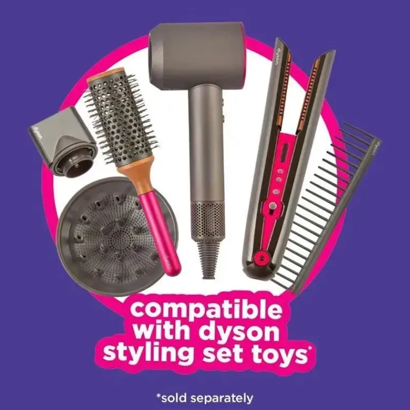 casdon__estojo_de_estilo__SKUQT1uwDu2_4.webp Casdon Toys Casdon - Estojo de estilo definitivo com espelho LightUp, livro de estilo e acessórios de cabelo. Playset para crianças a partir de 3 anos Hot
