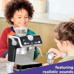 Casdon Toys Casdon - Máquina de café Barista DeLonghi Toys com sons e revelação mágica de café, para crianças a partir de 3 anos Fashion