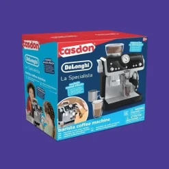 Casdon Toys Casdon - Máquina de café Barista DeLonghi Toys com sons e revelação mágica de café, para crianças a partir de 3 anos Fashion