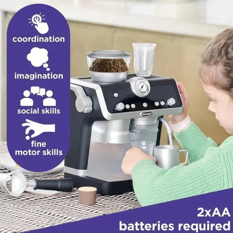 casdon__mquina_de_caf_bar_SKUBJQ12Afz_5.webp Casdon Toys Casdon - Máquina de café Barista DeLonghi Toys com sons e revelação mágica de café, para crianças a partir de 3 anos Fashion