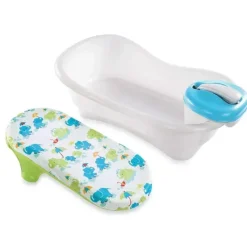 Summer Infant Centro de Banheira e Chuveiro Infantil de Verão para Recém-nascidos e Bebês em Azul Clearance