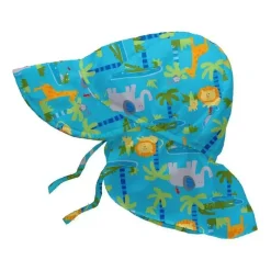 Iplay Chapéu de Proteção Solar i Play Flap - Aqua Jungle New