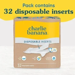 Charlie Banana - 32 inserções de algodão descartáveis Best