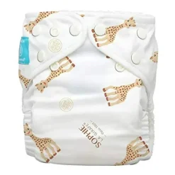Charlie Banana - Sophie La Girafe Baby Fleece Reutilizável e Lavável Sistema de Fraldas de Pano Outlet
