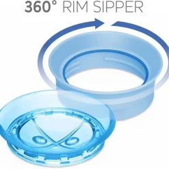 Chicco - 360° Spoutless Rim Trainer Sippy Cup 9M+ | Blue Online