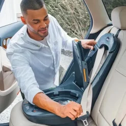 Chicco - Assento de carro conversível giratório Fit360 ClearTex, cinza Drift Clearance