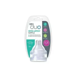 Chicco - Biberão Duo 2Pk Duo Estágio 3 Fluxo Rápido, 6M+ Outlet