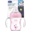 Chicco - Bico de Silicone Transição Sippy Cup 7 Oz Rosa 4M+ Best