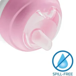 Chicco - Bico de Silicone Transição Sippy Cup 7 Oz Rosa 4M+ Best