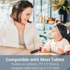 Chicco - Caddy Hook-On Chair, Cadeira alta portátil para bebés e crianças pequenas Preto Clearance