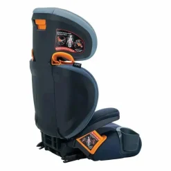 Chicco - Cadeira auto elevatória Kidfit ClearTex Plus com encosto alto, azul marinho New
