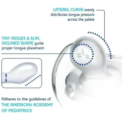 Chicco - Chupeta ortodôntica de silicone de peça única PhysioForma®, 0-6m, rosa claro, pacote com 4 Outlet