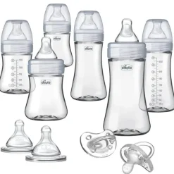 Chicco - Conjunto de mamadeira Duo Deluxe Híbrido Hot