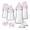 Chicco - Conjunto de mamadeira Duo para recém-nascidos, rosa Online