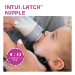 Chicco - Conjunto de mamadeira Duo para recém-nascidos, rosa Online