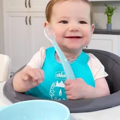 Chicco - Easy Start Silicone Feeding Gift Set 6M+ | Teal Clearance