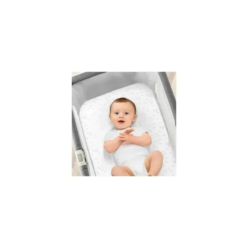chicco__lenis_para_bero_l_SKUM2hzkmaZ_1.webp Chicco - Lençóis para Berço Lullago 2Pk, Triângulo Cinza Clearance