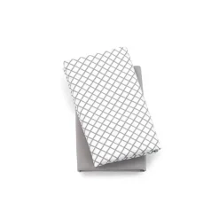 Chicco 2 pacotes de lençóis de ninar de ninar, cinza diamante Sale