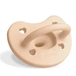Chicco - PhysioForma Chupeta 100% Silicone Suave para Bebés dos 0 aos 6 meses Blush New