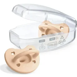 Chicco - PhysioForma Chupeta 100% Silicone Suave para Bebés dos 0 aos 6 meses Blush New