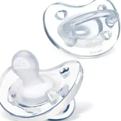 Chicco - PhysioForma Chupeta 100% Silicone Suave para Bebés dos 0 aos 6 meses Transparente Clearance