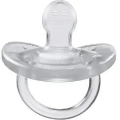 Chicco - PhysioForma Chupeta 100% Silicone Suave para Bebés dos 0 aos 6 meses Transparente Clearance