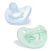 Chicco Feeding - Physioforma Orthodontic Silicone Pacifier Light Blue/Green 0-6M, 2Pk Fashion