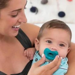 Chicco Feeding - Physioforma Orthodontic Silicone Pacifier Blue/Green 6-16M, 2Pk Hot
