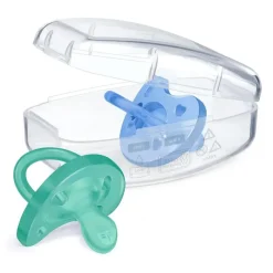 Chicco Feeding - Physioforma Orthodontic Silicone Pacifier Blue/Green 6-16M, 2Pk Hot