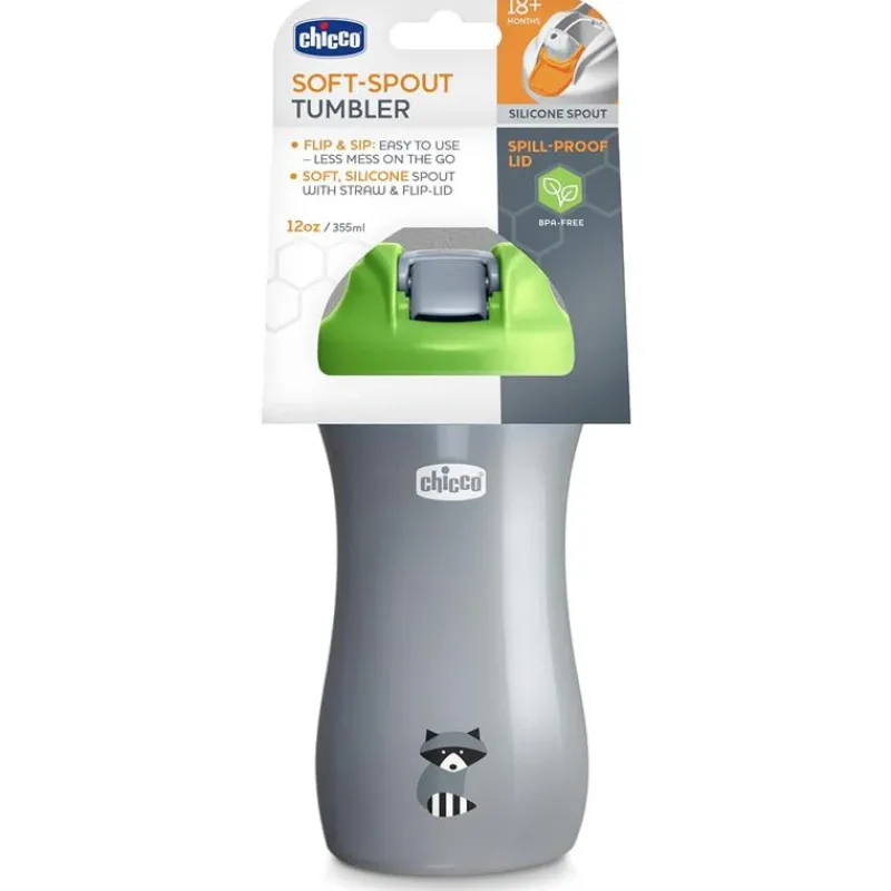chicco_feeding__soft_spou_SKU86N6nMQZ_1.webp Chicco Feeding - Soft Spout Tumbler 12Oz. 18M+, Green Online