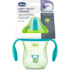 Chicco Feeding Bico Semi-Soft Trainer Sippy Cup 6M+ | Verde Outlet
