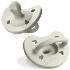 Chicco PhysioForma Luxe Chupeta de silicone para bebês de 0 a 6 meses cinza pérola Clearance