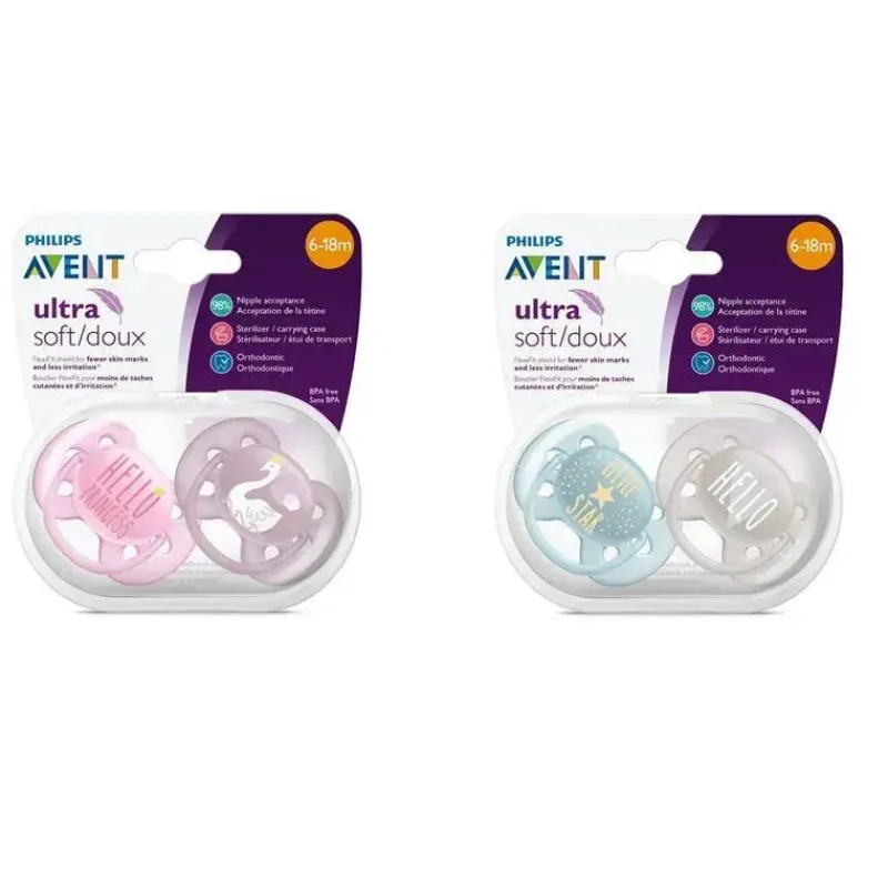 chupeta_avent__pk_ultra_s_SKUWyJNcs6d_1.webp Philips Avent Chupeta Avent - 2Pk Ultra Suave 6/18M, Cores Mistas Fashion