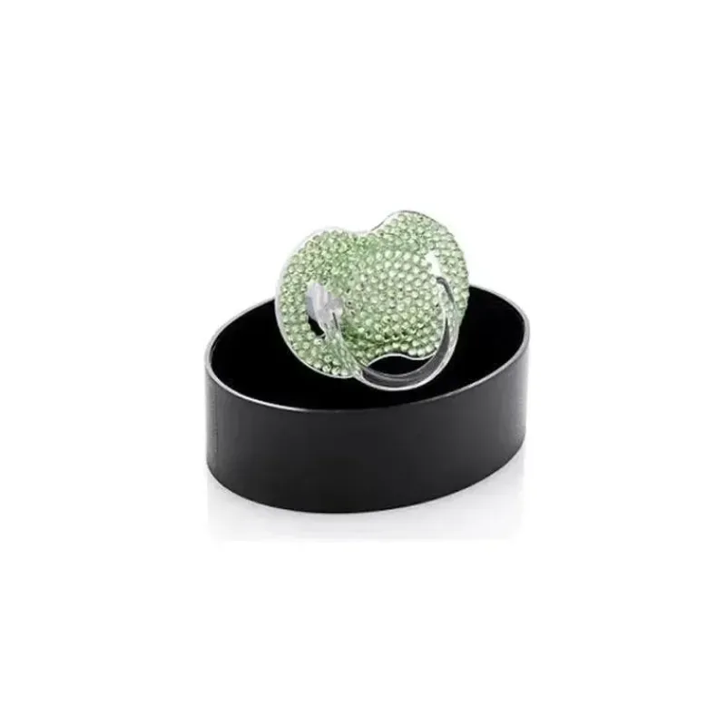 chupeta_bling_swarovski_c_SKUlBTNb79E_0.webp Bling Swarovski Crystal Pacifier Chupeta Bling Swarovski Crystal - Verde Esmeralda (6-18M) Sale