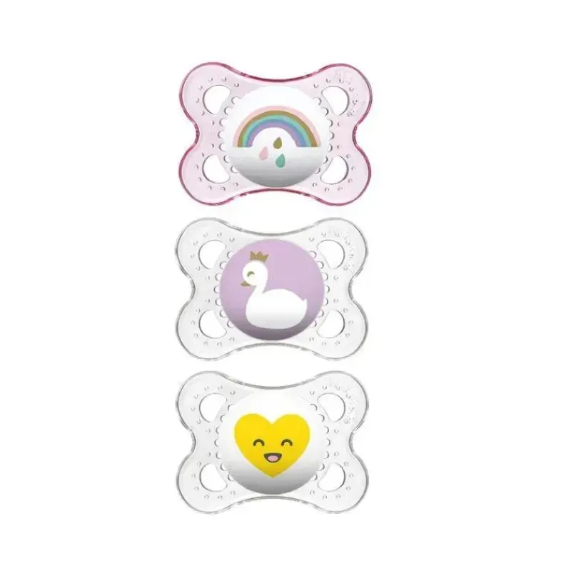 chupeta_de_silicone_mam_p_SKUsG7t1JTR_0.webp Mam Chupeta de silicone 3-pack 0-6M - rosa/transparente Hot