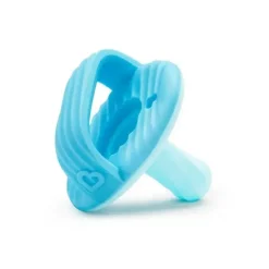 Munchkin Chupeta de silicone Sili-Soothe &amp; Teethe + mordedor - 2 unidades, azul/verde Online