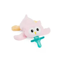 Wubbanub Chupeta infantil , coruja rosa Hot