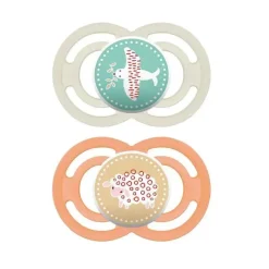 Mam Chupeta 2 Pack Perfect 6M+ - Rosa/Roxo Sale