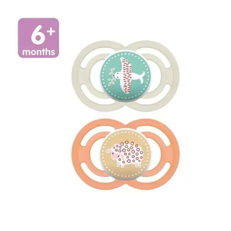 chupeta_mam__pack_perfect_SKUB7qSXruM_1.webp Mam Chupeta 2 Pack Perfect 6M+ - Rosa/Roxo Sale