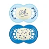 Mam Chupeta Night 6+ M, cores podem variar, pacote de 2 Outlet