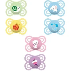 Mam Chupeta Perfect 0-6 Meses 2pk- Cores e Estilos Podem Variar e Best