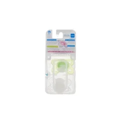Mam Chupeta Ortodôntica de Silicone Clear 0-6M, Cores Podem Variar, Pacote com 2 Discount