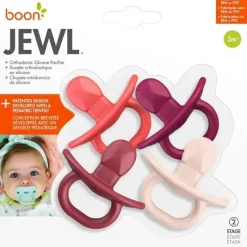 Tomy Chupeta - Boon Jewl 4 Pk Stage 2 Rosa, 3M Discount