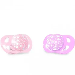 Twistshake Chupeta 2-Pack 0-6M - Rosa Claro/Lavanda Fashion