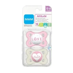 Mam Chupetas Attitude Girls, 0-6M Best