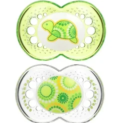 Mam Chupetas Neutral Turtle Clear, 6M+ Hot