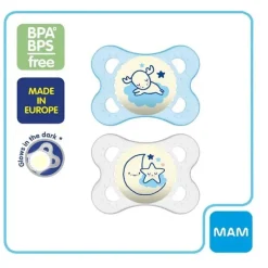 Mam Chupetas noturnas Boys, 0-6M Best