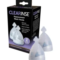 Clearinse - cabeças de lavagem de reposição para aspirador nasal elétrico 2Pk New